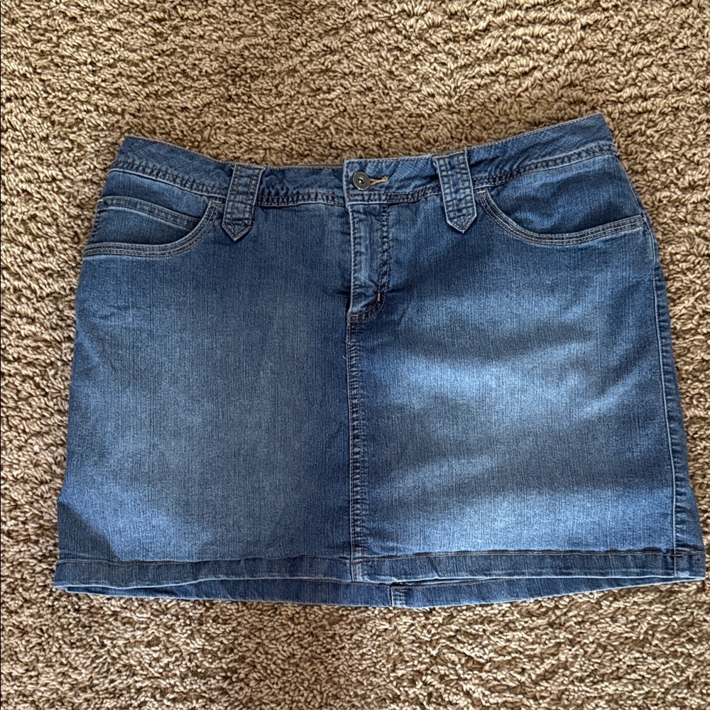 St. John's Bay Classic Blue Mini Skort